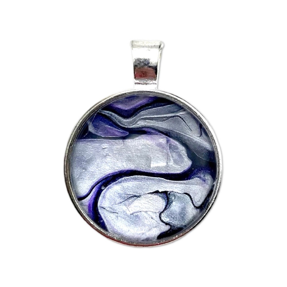 Acrylic Paint Skin Jewelry Pendant
